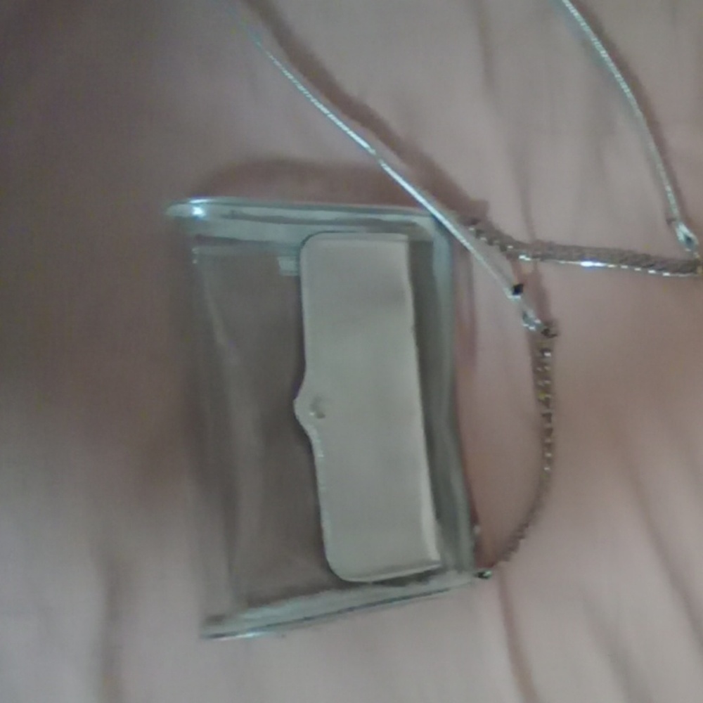 A clear purse